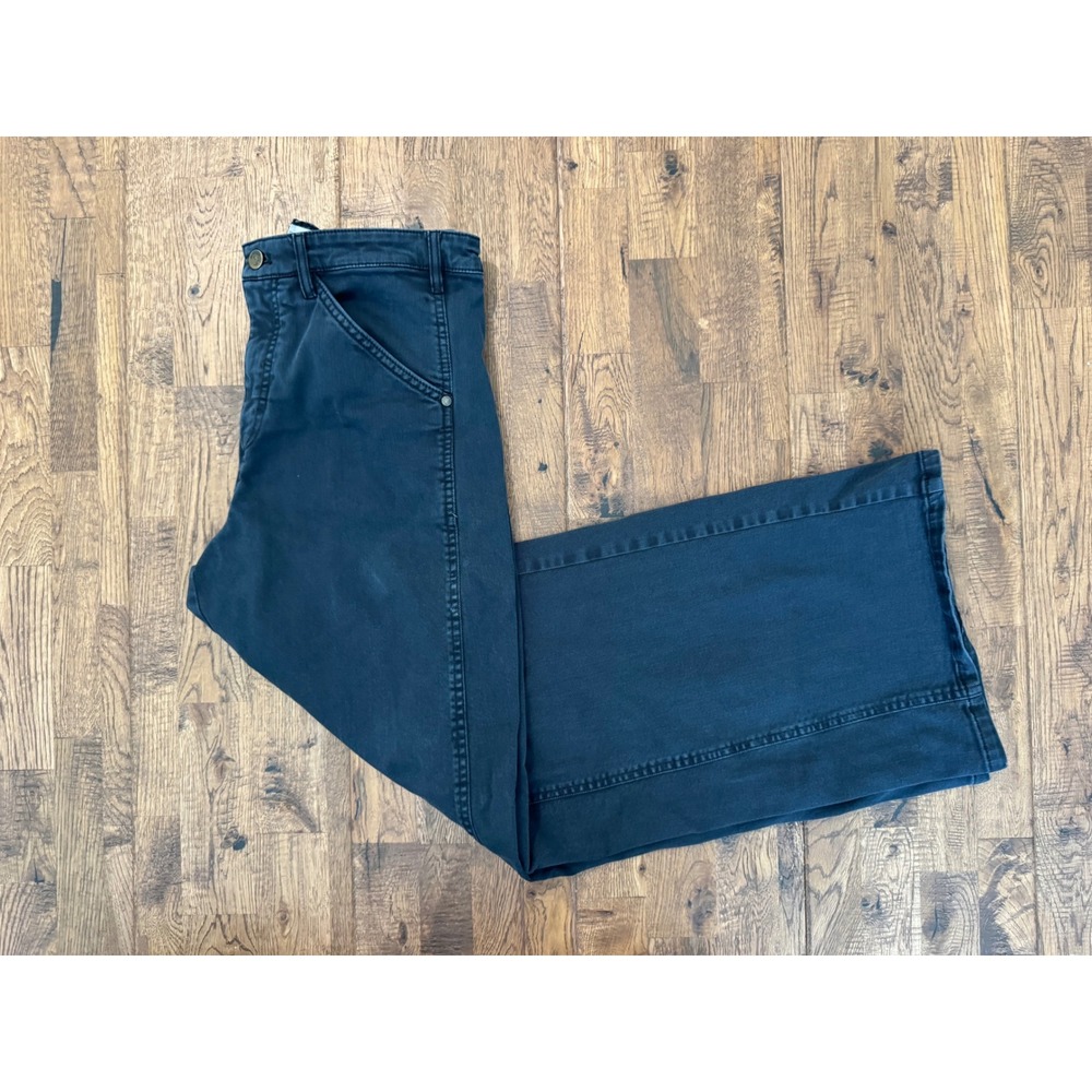 Pilcro Wide Leg Navy Blue Pants Jeans Size S